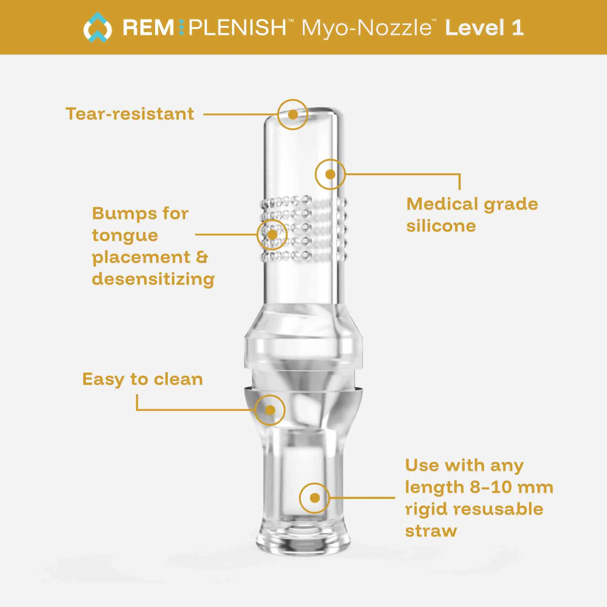 REMplenish Myo-Nozzle & Straw – Level 1 + 2 - Image 3