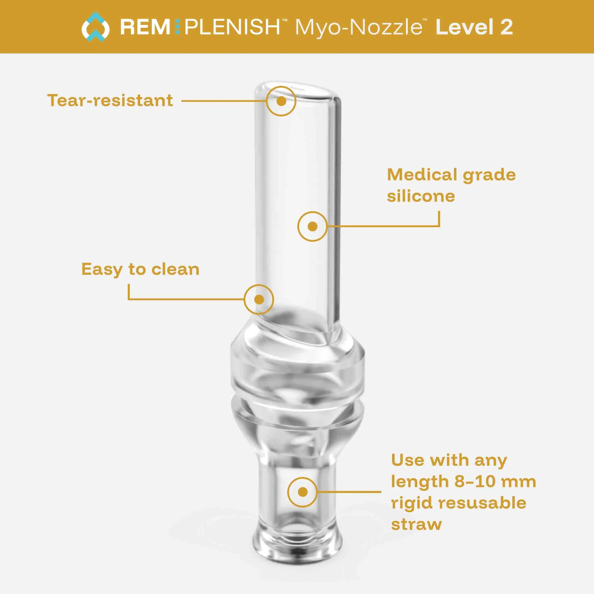 REMplenish Myo-Nozzle & Straw – Level 2 - Image 3